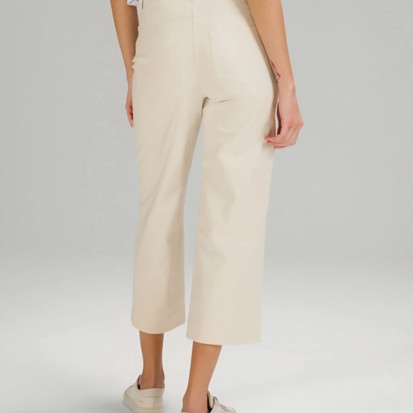 lululemon City Sleek 5 Pocket Wide Leg Hi-Rise 7/8  Lengh Cropped pant Sz 28 Y2K - Picture 2 of 16
